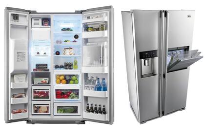 Impactante, la heladera LG Side by Side GC-P207
