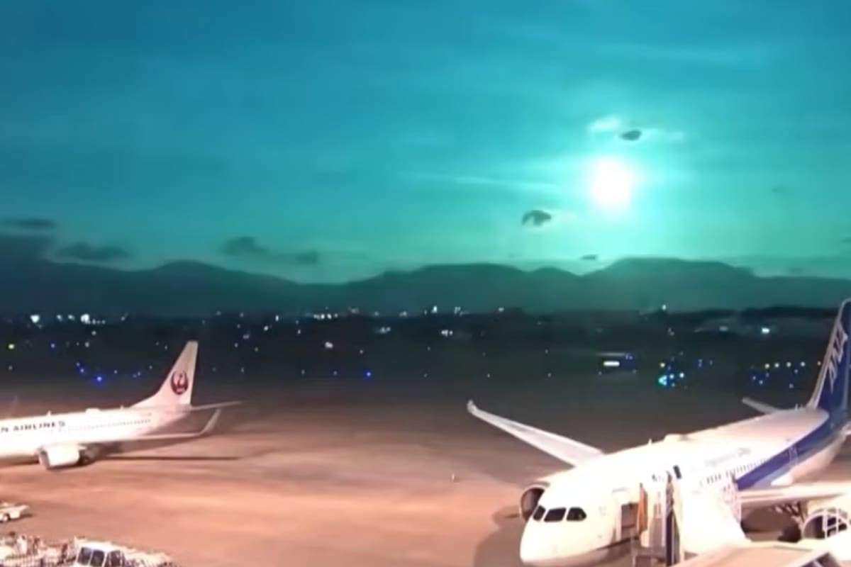 Impactante meteorito atravesó el cielo de Japón