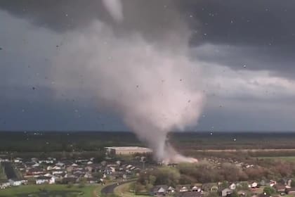 Impactante tornado en Kansas