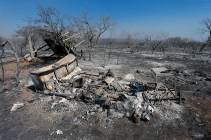 Mientras el fuego sigue activo en Capilla del Monte y Cosquín, en el norte del Valle de Punilla cordobés.