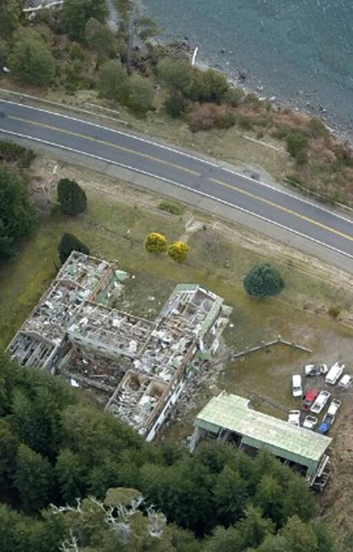 Impactantes vistas de Villa Mascardi, la zona de conflicto con los Mapuches