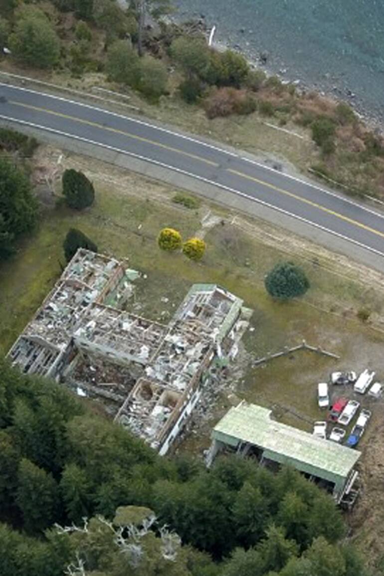 Impactantes vistas de Villa Mascardi, la zona de conflicto con los Mapuches