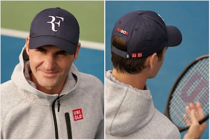 El suizo Roger Federer, uno de los mejores tenistas de la historia, recuperó el clásico logo RF que había perdido tras desvincularse de Nike y se empezarán a vender las gorras.