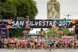 San Silvestre cerró 2017 con 10.000 corredores en el centro porteño
