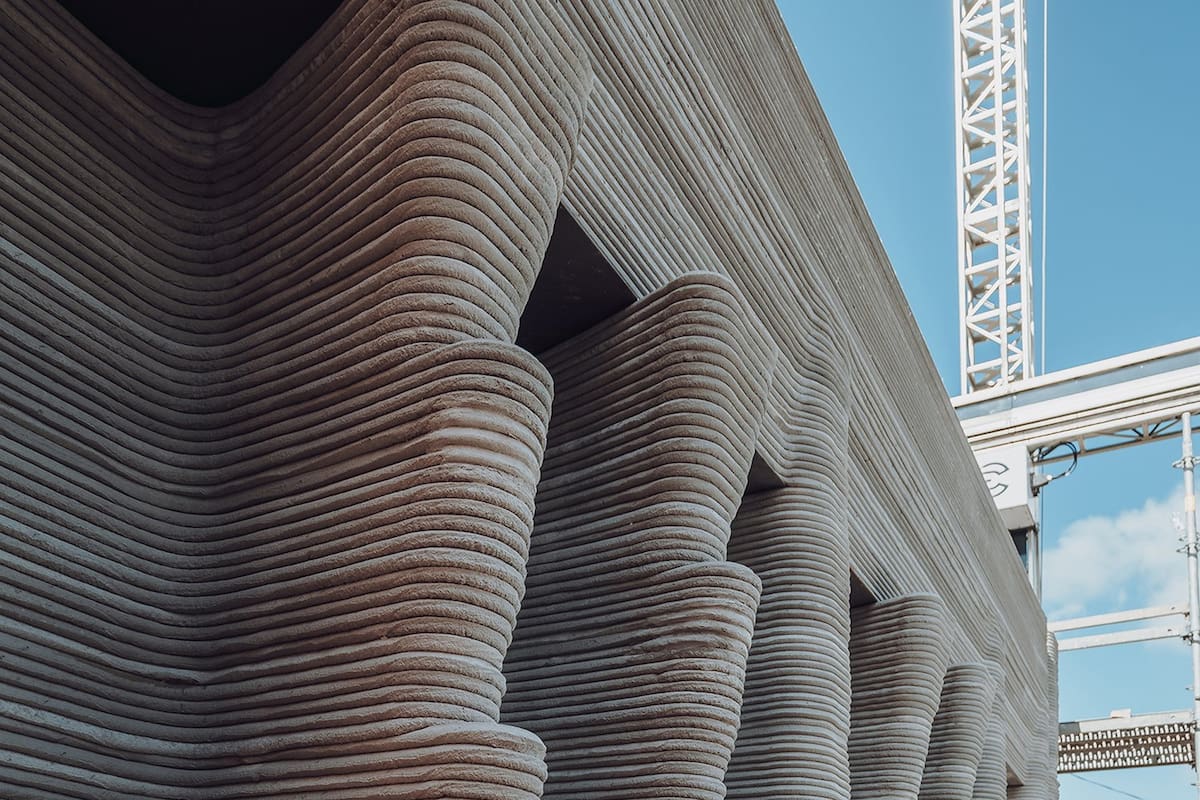 Impresión 3D de una casa de dos pisos en Texas