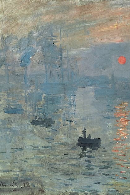 Impresión, sol naciente (1872), obra de Claude Monet que inspiró el nombre del movimiento