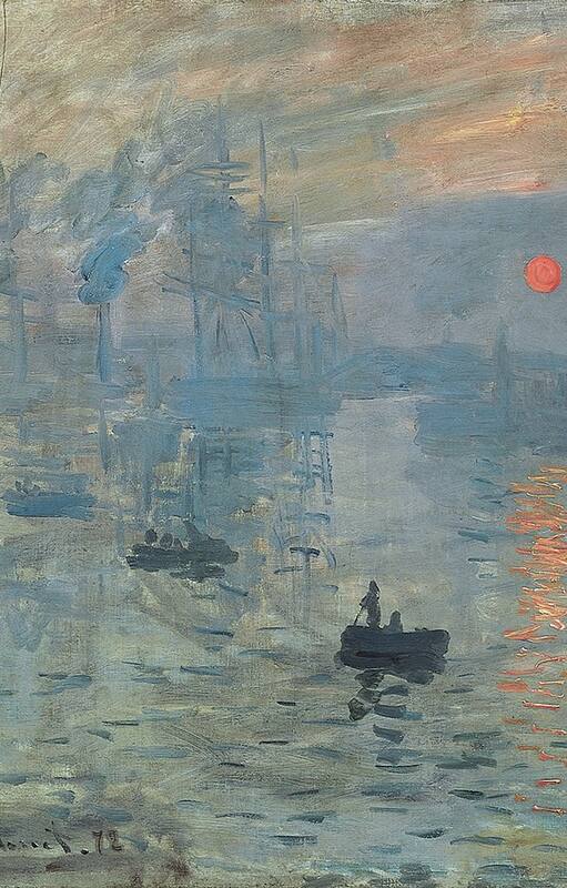 Impresión, sol naciente (1872), obra de Claude Monet que inspiró el nombre del movimiento