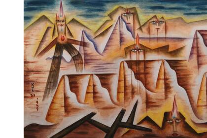 Impromptu de Chopin: realizada en 1949, perteneció a la colección de María Luisa Bemberg e integra el acervo del MNBA