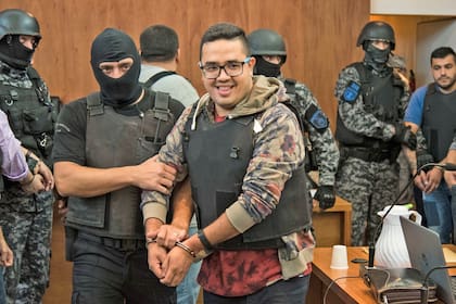 Ariel Máximo Cantero, alias Guille, en el juicio donde fue condenado a 22 años de cárcel