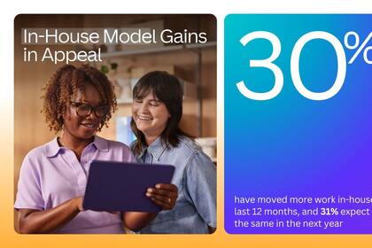 In-House Model Gains in Appeal (Graphic: Business Wire)