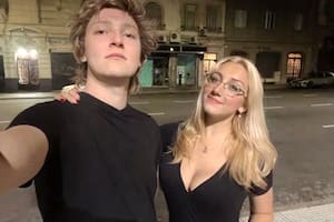 Iñaqui Gutiérrez con su pareja Eugenia Rolón