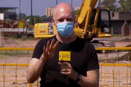 Inauguración de la obra del Arroyo Cildáñez. Horacio Rodríguez Larreta