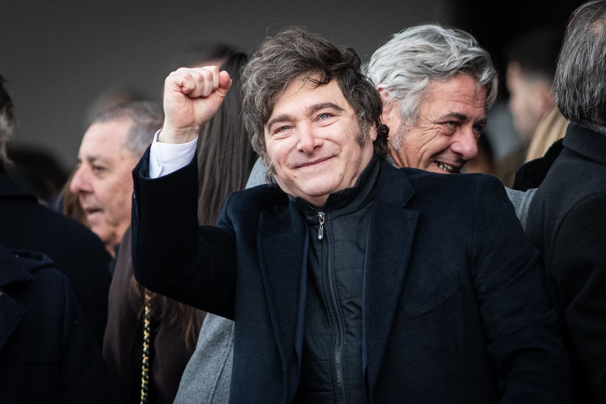 inauguracion de la rural de palermo 2025 Javier milei y Nicolas Pino