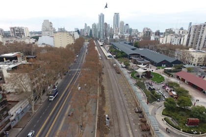 Línea San Martín: inauguraron el viaducto que elimina 11 barreras