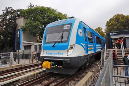 En el tren Mitre se inauguró en 2019 uno de los viaductos que cambiaron las forma de viajar en la ciudad