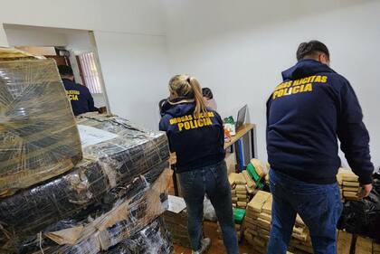 Incautación de marihuana a cargo de la policía bonaerense