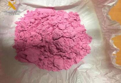 Incautaron cocaína rosa en Uruguay