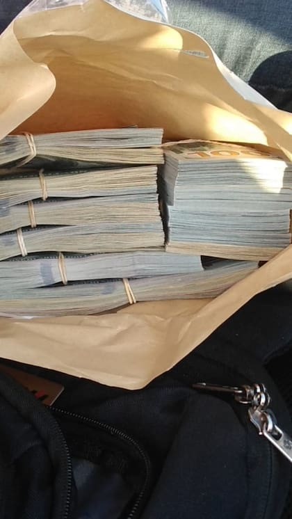 Incautaron US$168.000 dólares