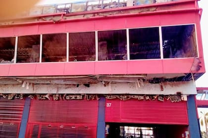 incendio del autodromo de Termas de Rio Hondo