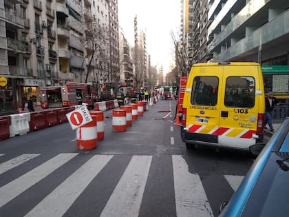 Incendio en Recoleta