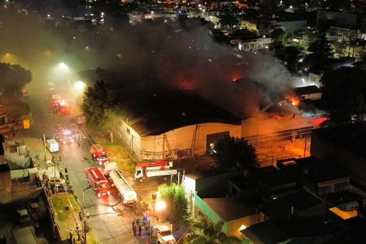 Incendio en Morón