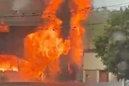 Incendio en Tucumán