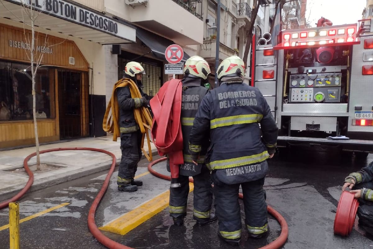 Incendio en Recoleta
