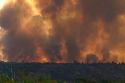Incendio en El Bolsón: el área afectada es de aproximadamente 6.830 hectáreas