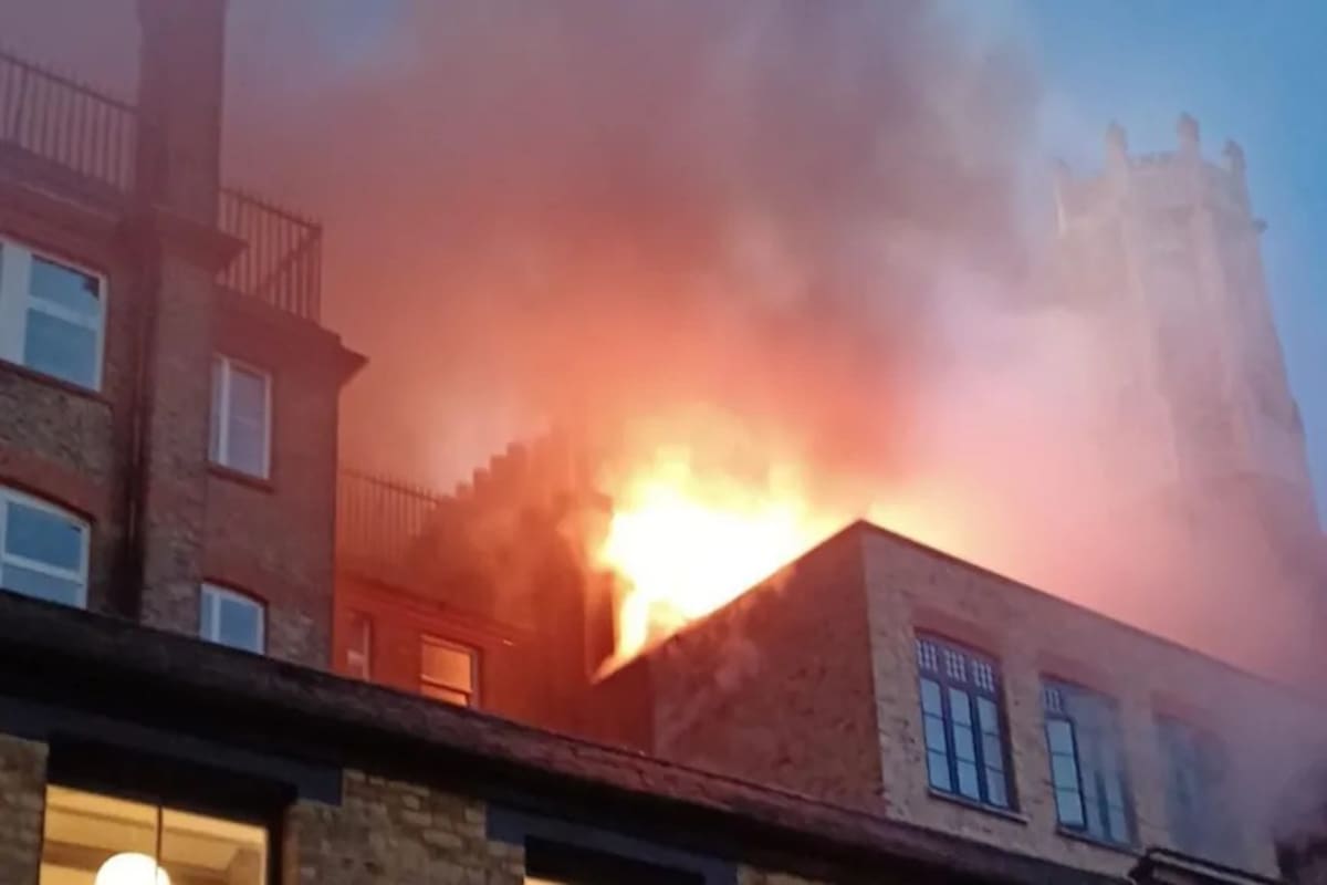 Incendio en el hotel Chiltern Firehouse de Londres
