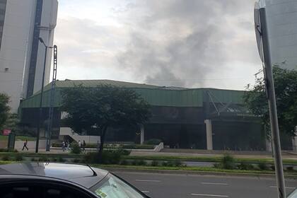 Incendio en el Hotel Sheraton de Retiro