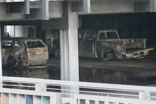 Incendio en estacionamiento de Nashville provoca evacuaciones
