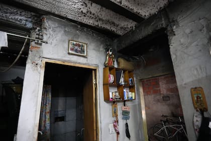 Incendio en la casa dónde se originó ayer el apagón masivo de luz