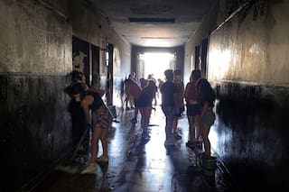 Incendiaron una escuela parroquial en Claypole y dejaron un mensaje misterioso
