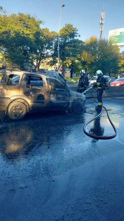 Incendio en la General Paz