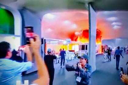 Incendio en la sede de la COP30 del clima en Belém, Brasil