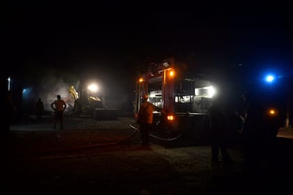 Incendio en la zona de El Hoyo y Golondrinas