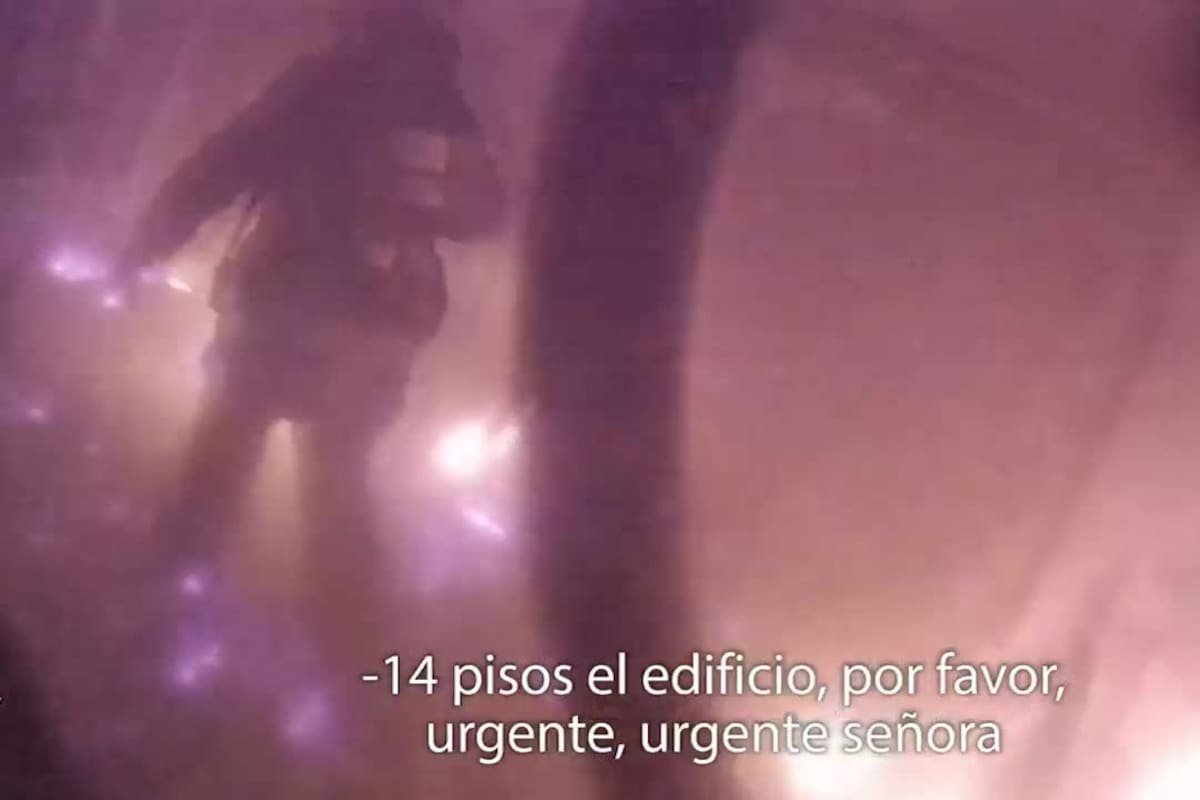 Incendio en Recoleta: las imágenes captadas por los bomberos en medio del rescate