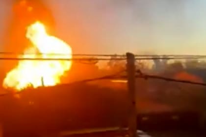 Incendio en un depósito de garrafas en Mariano Acosta