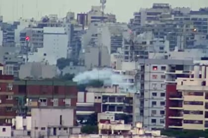 Incendio en un edificio de Núñez
