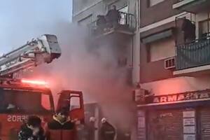 Incendio en un edificio de Caballito