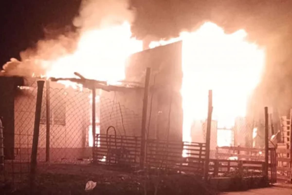 Incendio en una casa en Neuquén
