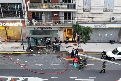 Incendio en una perfumería de Villa Crespo