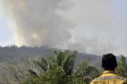 El humo de los incendios en Bolivia, Paraguay y Brasil es llevado por el viento hacia la Argentina