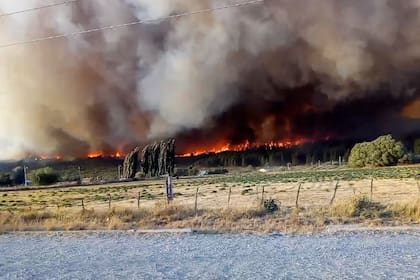 Incendios en Chubut