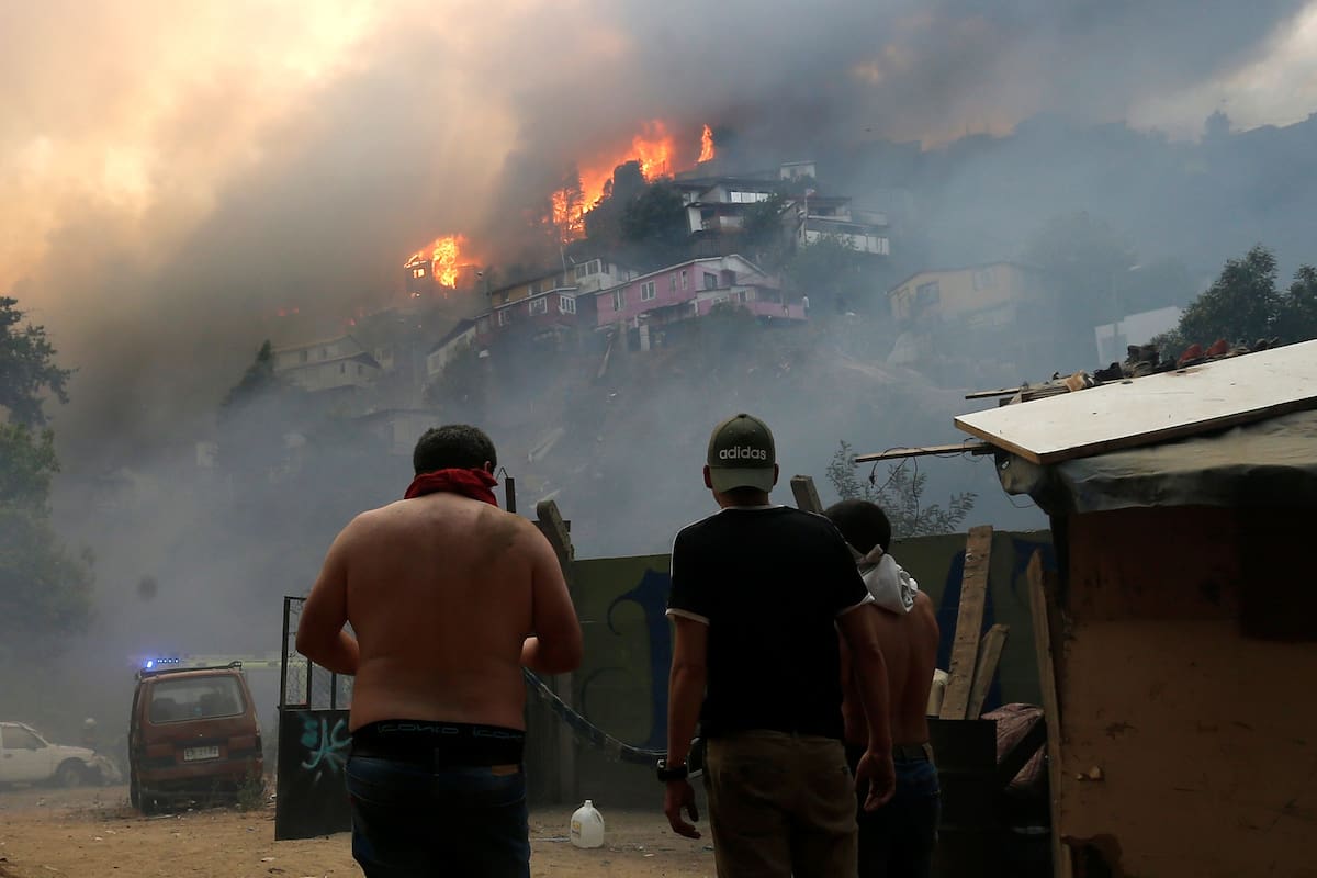 Incendios en Valparaiso