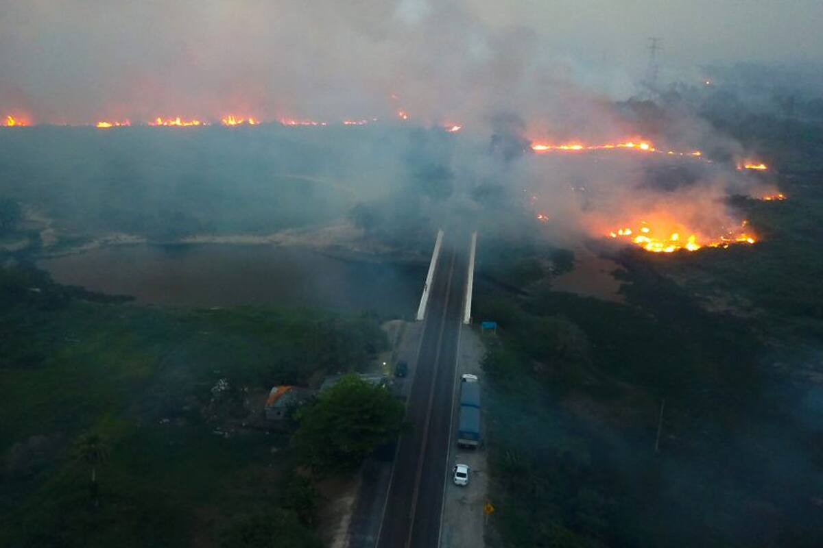 Incendios en el Pantanal de Brasil