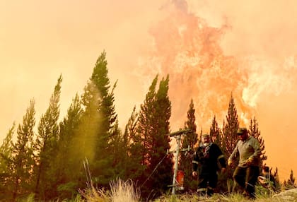 incendios en Epuyén, provincia de Chubut