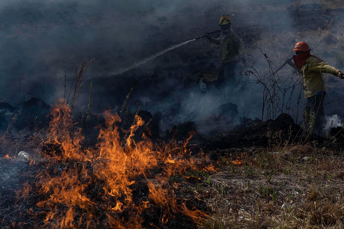 Incendios en la provincia de Corrientes