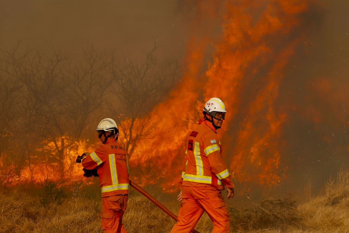 Incendios en la zona de Despeñaderos, en Córdoba