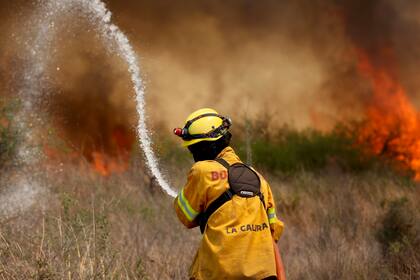 Incendios en Playas de Oro, Punilla, en la provincia de Córdoba
